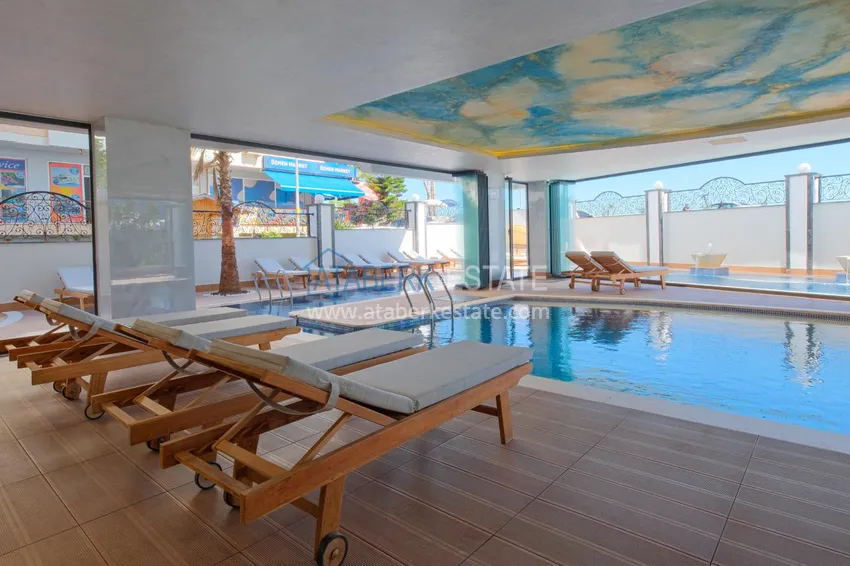 Двухкомнатная квартира под ключ с видом на море – район пляжа Кейкубат, центр Алании 23 