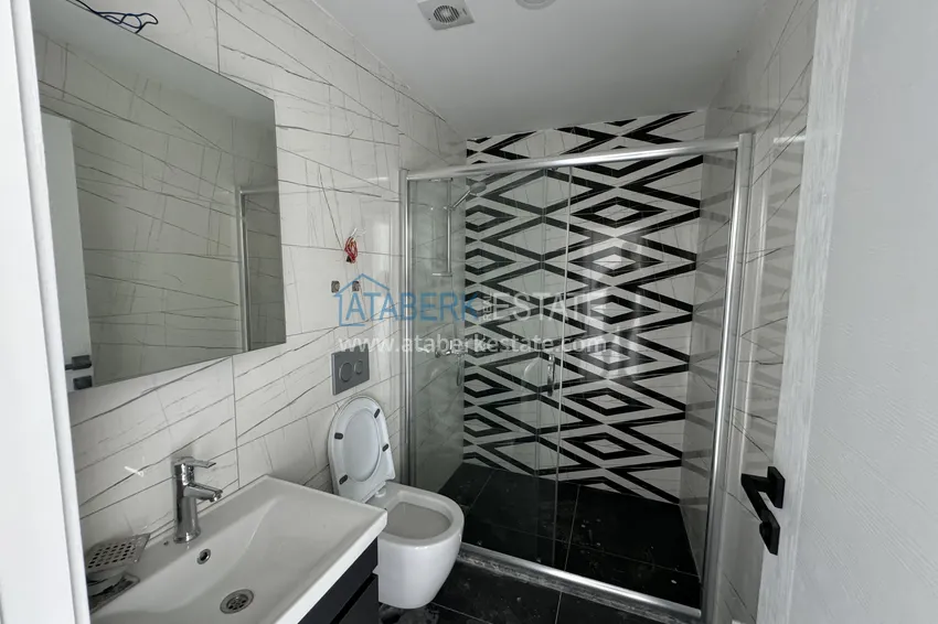 Приобрести Дуплекс 2+1 с видом на море и горы – район Каргыджак, Алания 15 