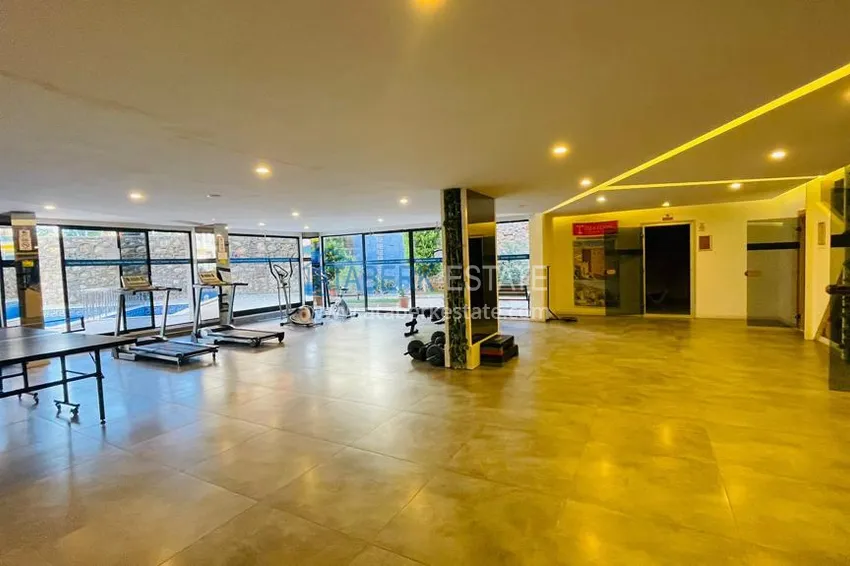 Меблированная трехкомнатная квартира в районе Тосмур, Алания 15 