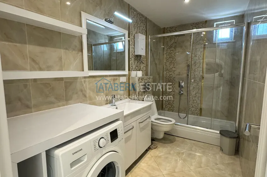 Приобрести Квартира в районе Кестель, Алания с мебелью на первой береговой линии 17