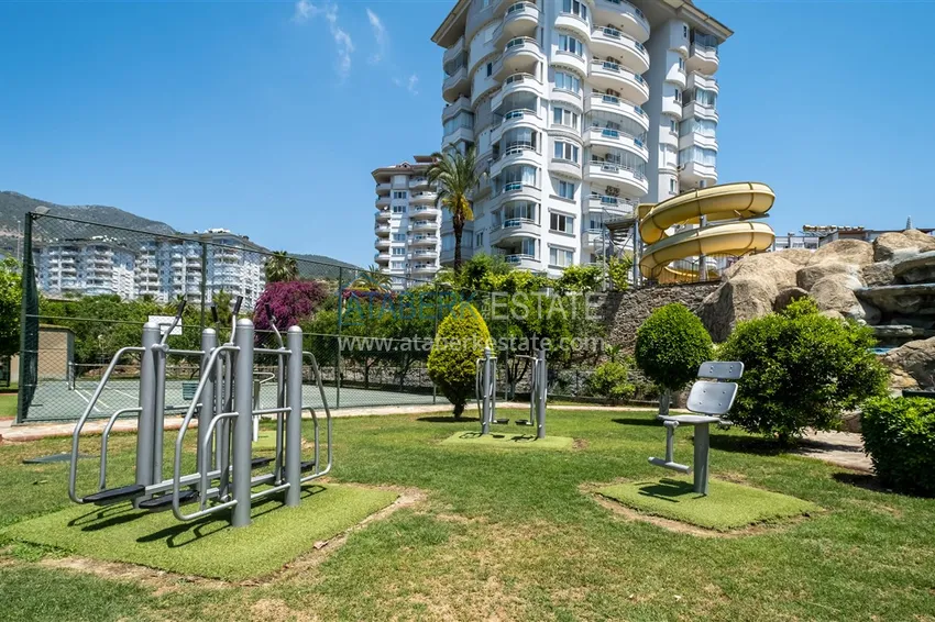 Квартира 2+1 меблированная с видом на горы и море в престижном комплексе, район Джикджилли – Алания 22 