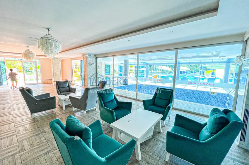 Двухкомнатная квартира под ключ в престижном комплексе, район Оба, Алания 16