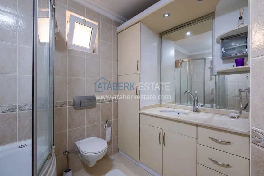 Приобрести Двухэтажная вилла с мебелью в коттеджном комплексе – Алания, район Конаклы 18 