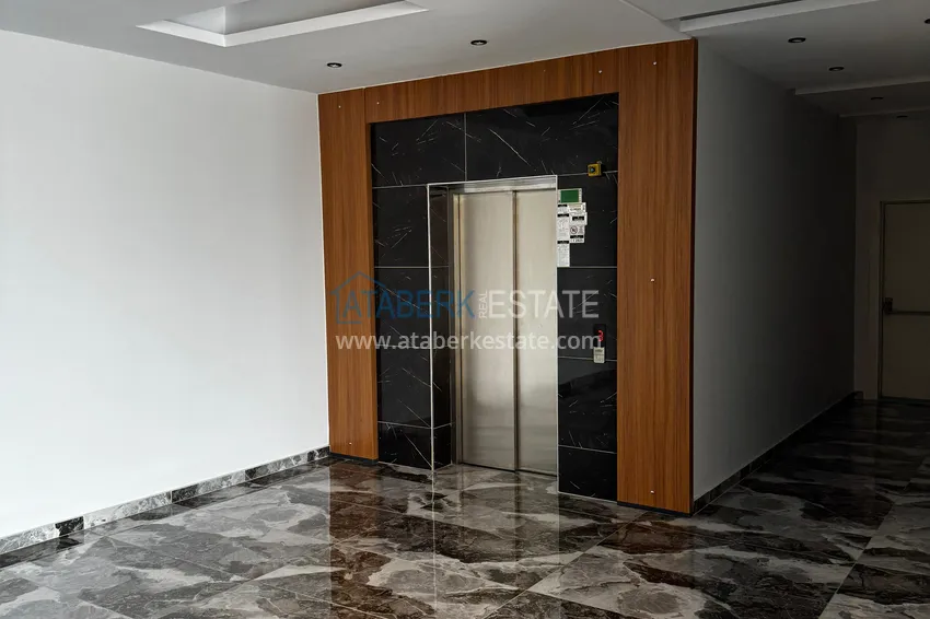 Двухкомнатный пентхаус с чистовой отделкой, видом на горы и море - Томюк, Мерсин 25 