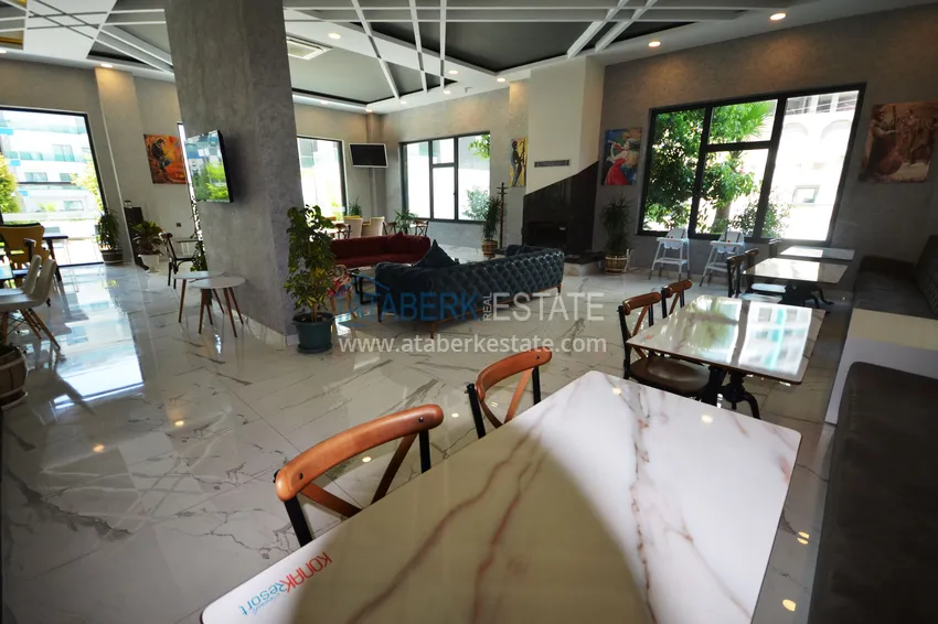 Квартира 1+1 меблированная в резиденции премиум сегмента, район Каргыджак – Алания 20 