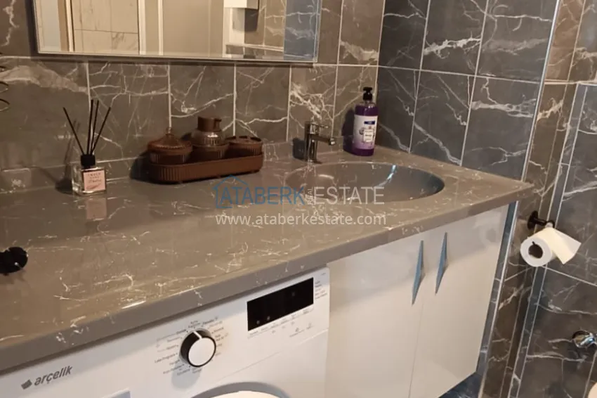 Приобрести Краткосрочная аренда от 10 дней - двухкомнатной квартиры в районе Авсаллар, Алания №66 17 