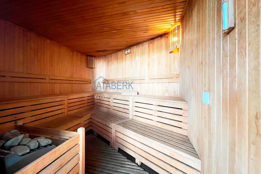 Недвижимость под ВНЖ! Трехкомнатная квартира под ключ с видом на море в районе Тосмур, Алания 18 