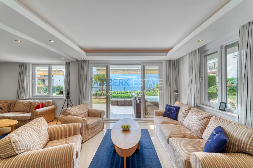 Приобрести Линейна квартира 3+1 под ключ с выходом в сад и видом на море - район Конаклы, Алания 17 