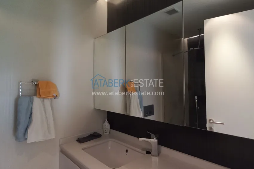 Приобрести Трехкомнатная квартира под ключ с видом на море на первой береговой линии – Оба, Алания 19 