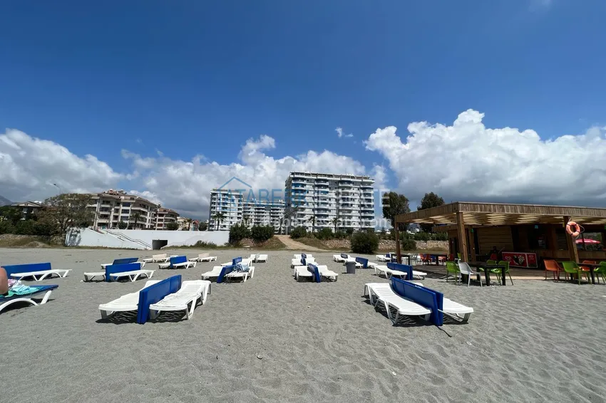 Квартира 3+1 меблированная с открытым видом на море, подходит под ВНЖ и гражданство - Тосмур, Алания 19 