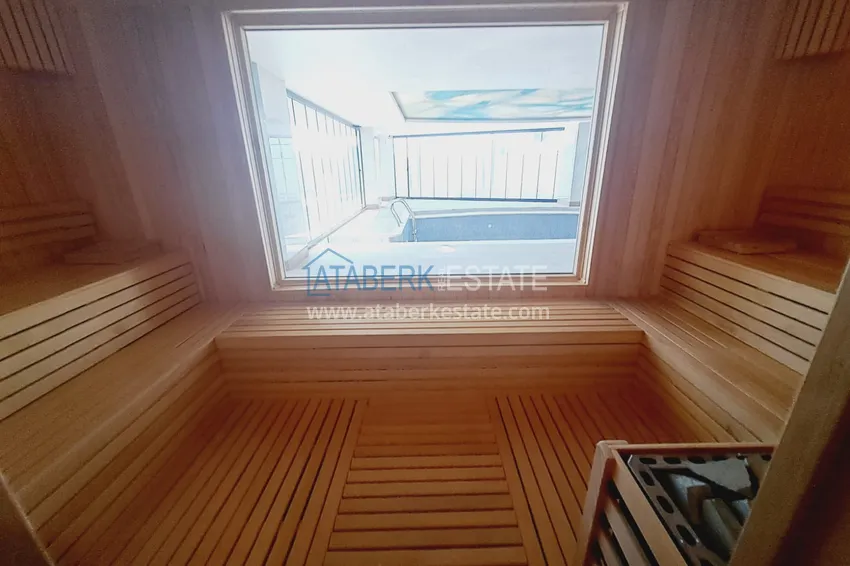 Двухкомнатная квартира под ключ с видом на море – район пляжа Кейкубат, центр Алании 33 