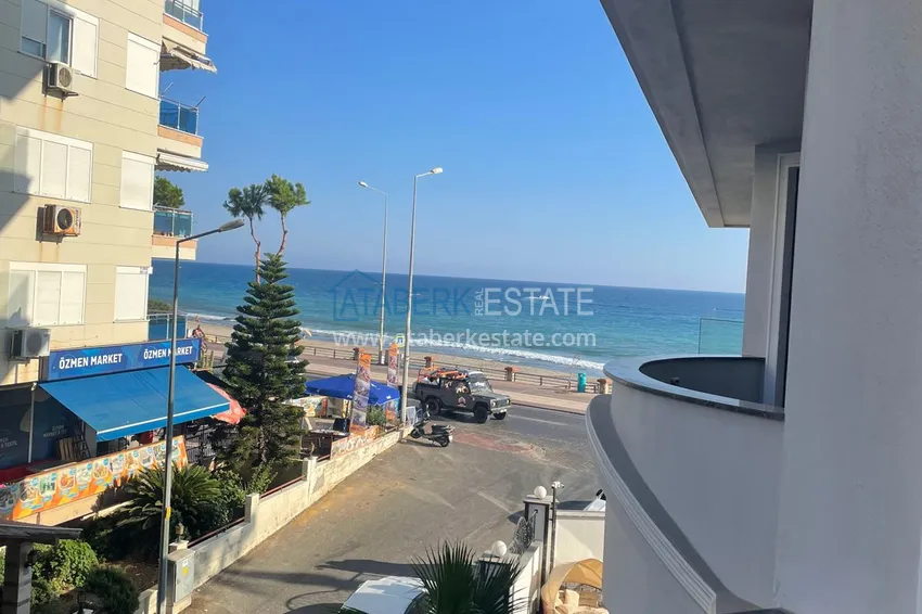 Приобрести Двухкомнатная квартира под ключ с видом на море – район пляжа Кейкубат, центр Алании 19 
