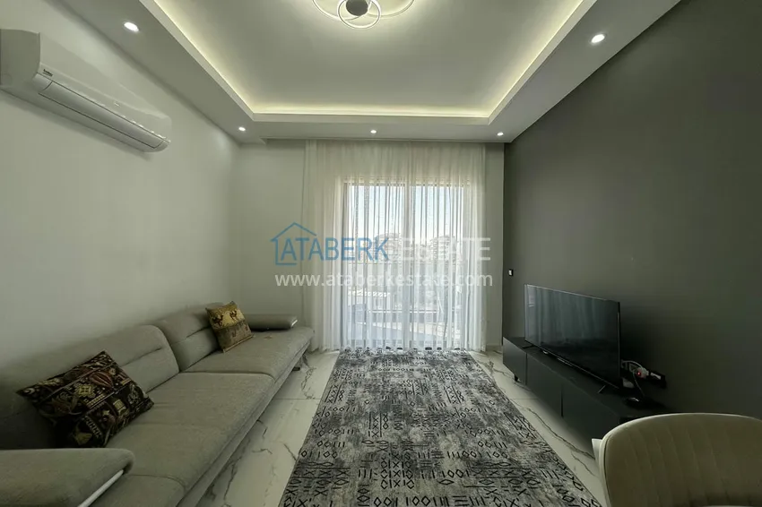 Приобрести Двухкомнатные меблированные квартиры с видом на море, район Кестель, Алания 15