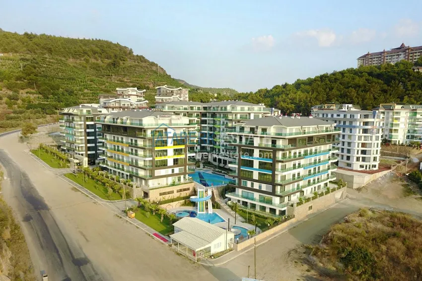 Квартира 1+1 меблированная в резиденции премиум сегмента, район Каргыджак – Алания 1 