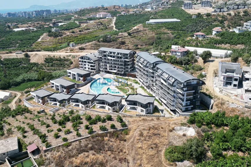 Квартиры с чистовой отделкой от инвестора в новом комплексе в районе Каргыджак, Алания 1 