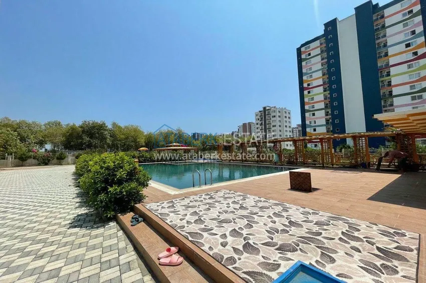 Двухкомнатная квартира в микрорайоне Арпачбахшиш, Мерсин 1 