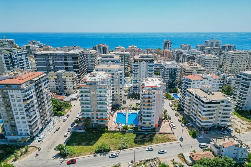 Квартира 2+1 с мебелью и видом на море – район Махмутлар, Алания 1 