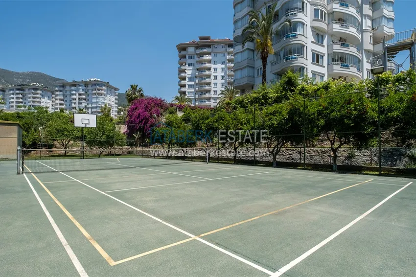 Квартира 2+1 меблированная с видом на горы и море в престижном комплексе, район Джикджилли – Алания 26 