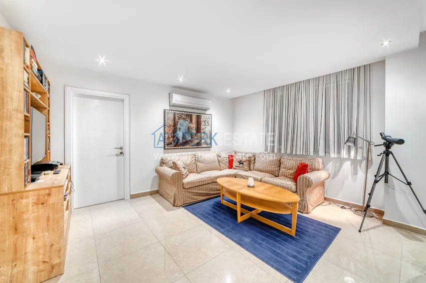 Приобрести Линейна квартира 3+1 под ключ с выходом в сад и видом на море - район Конаклы, Алания 20 