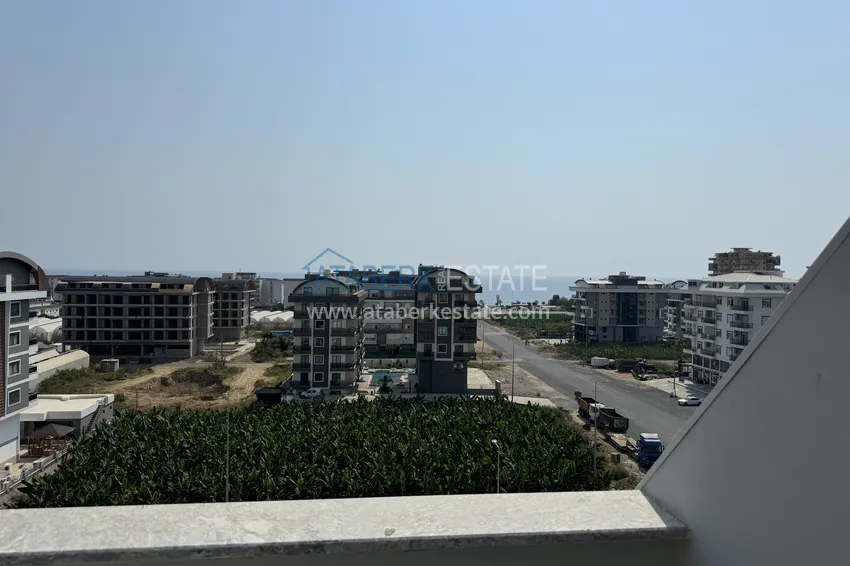 Приобрести Дуплекс 2+1 с видом на море и горы – район Каргыджак, Алания 20 