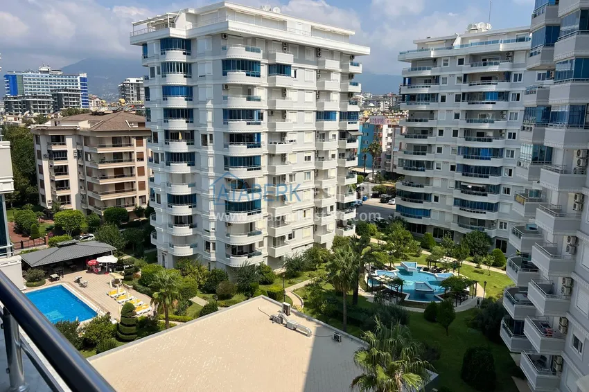 Приобрести Линейная квартира 3+1 с мебелью и застеклённым балконом на первой береговой, район Тосмур – Алания 21 