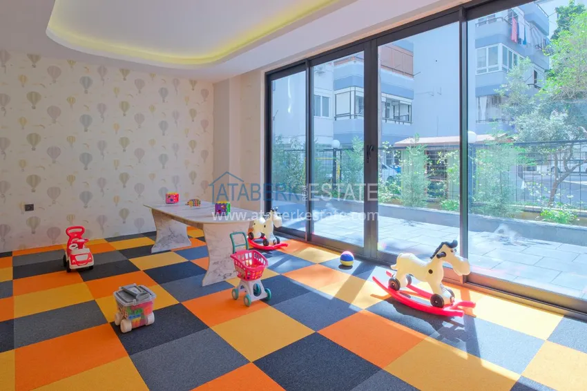 Двухкомнатная квартира под ключ с видом на море – район пляжа Кейкубат, центр Алании 35 