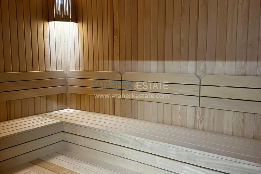 Двухкомнатный пентхаус с чистовой отделкой, видом на горы и море - Томюк, Мерсин 31 