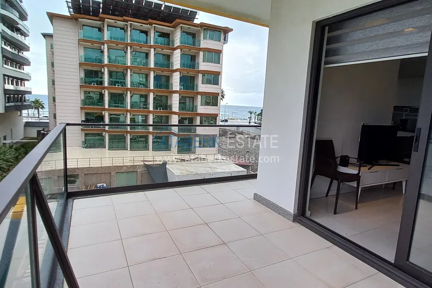 Приобрести Трехкомнатная квартира под ключ с видом на море на первой береговой линии – Оба, Алания 22 