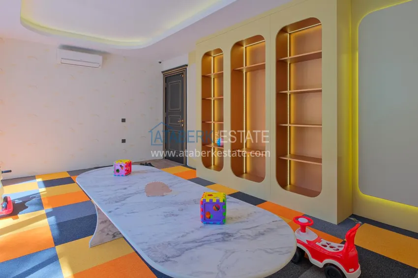 Двухкомнатная квартира под ключ с видом на море – район пляжа Кейкубат, центр Алании 36 