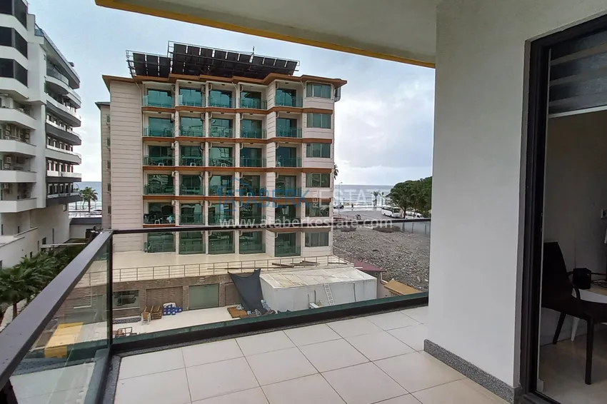 Приобрести Трехкомнатная квартира под ключ с видом на море на первой береговой линии – Оба, Алания 23 