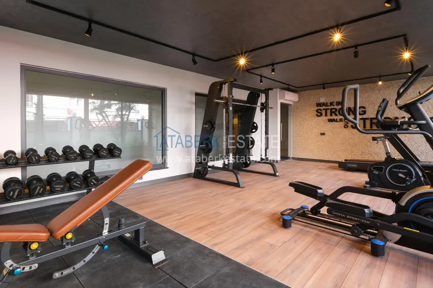 Двухкомнатная квартира под ключ с видом на море – район пляжа Кейкубат, центр Алании 37 