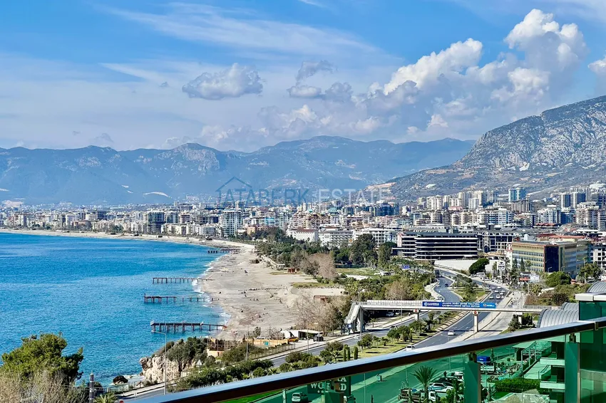 Приобрести Дуплекс 5+1 в комплексе на первой береговой линии. Район Каргыджак, Алания  31 