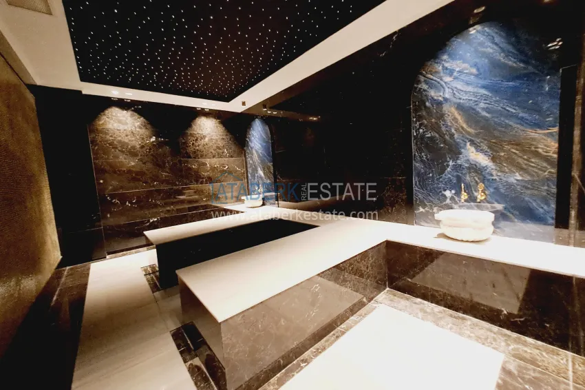 Новый жилой комплекс в центре Алании - район пляжа Кейкубат 27 