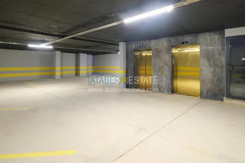 Двухкомнатная квартира под ключ с видом на море – район пляжа Кейкубат, центр Алании 41 