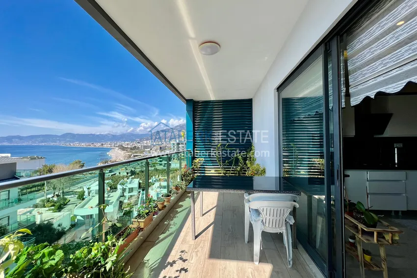 Приобрести Дуплекс 5+1 в комплексе на первой береговой линии. Район Каргыджак, Алания  32 