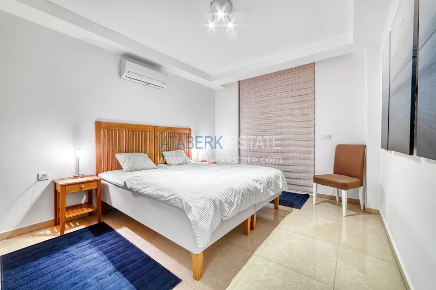 Приобрести Линейна квартира 3+1 под ключ с выходом в сад и видом на море - район Конаклы, Алания 29 