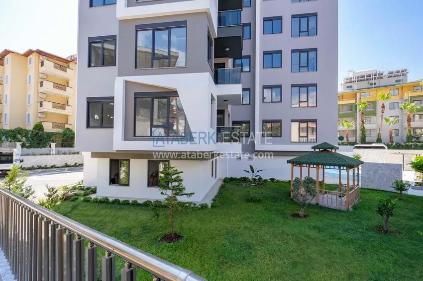 Двухкомнатная квартира с мебелью - центр Алании. Подходит для краткосрочной аренды 2 