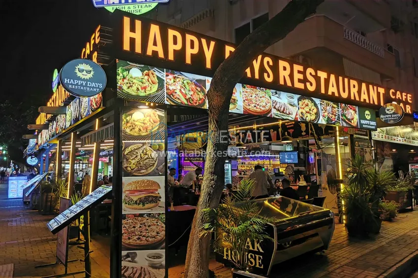 Готовый Бизнес с Гарантированным Доходом. Кафе в Центре Алании, Район Дамлаташ 2 