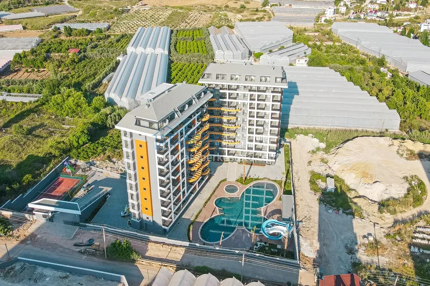 Квартиры с чистовой отделкой в комфортабельном комплексе – Алания, район Авсаллар 2 