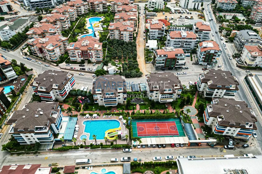 Двухкомнатная квартира под ключ в престижном комплексе, район Оба, Алания 2