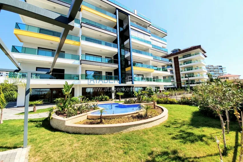 Дуплекс 5+1 в комплексе на первой береговой линии. Район Каргыджак, Алания  7 