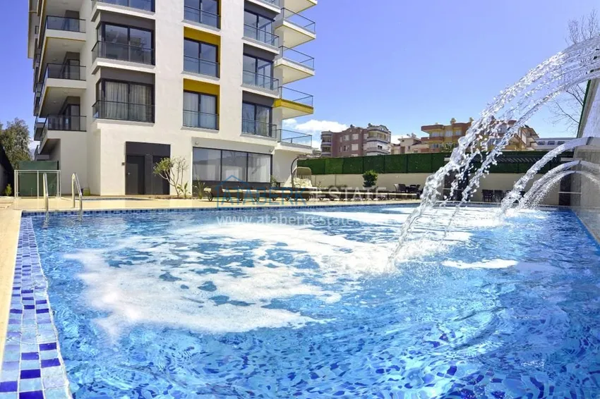 Трехкомнатная квартира под ключ с видом на море на первой береговой линии – Оба, Алания 4 