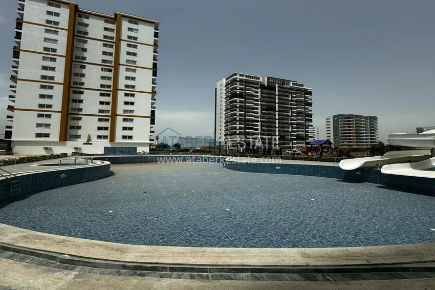 Двухкомнатный пентхаус с чистовой отделкой, видом на горы и море - Томюк, Мерсин 5 