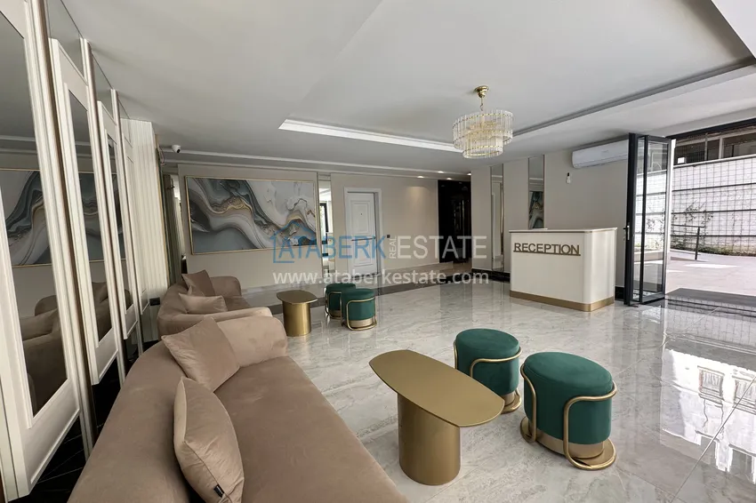 Двухкомнатная квартира с мебелью - центр Алании. Подходит для краткосрочной аренды 3 