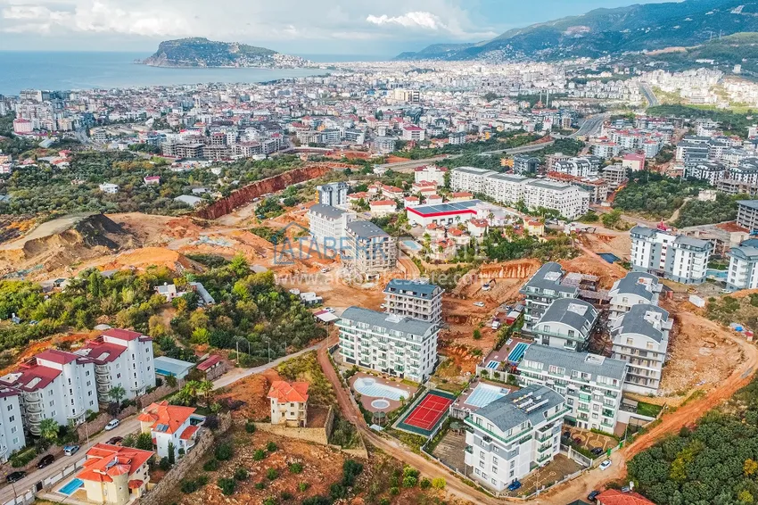 Новый современный жилой комплекс в Алании, район Оба 3 