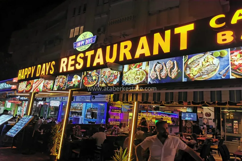 Готовый Бизнес с Гарантированным Доходом. Кафе в Центре Алании, Район Дамлаташ 3 