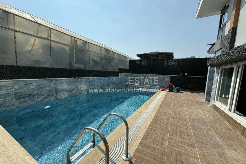 Дуплекс 2+1 с видом на море и горы – район Каргыджак, Алания 3 