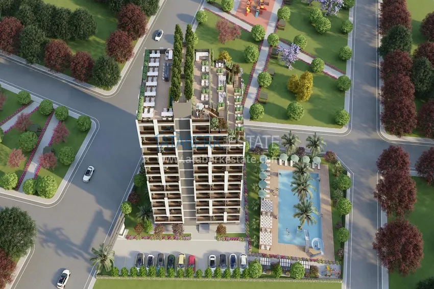 Строящийся проект жилого комплекса в Тедже, Мерсин – выгодное вложение в будущее 3 