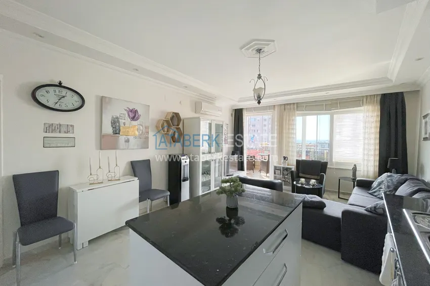 Приобрести Недвижимость под ВНЖ! Трехкомнатная квартира под ключ с видом на море в районе Тосмур, Алания 3 