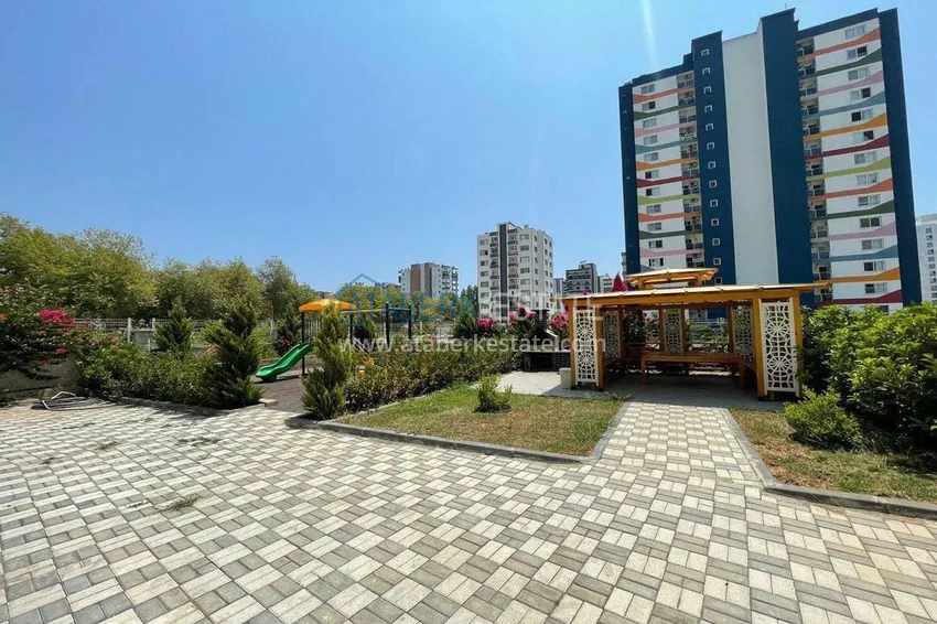 Двухкомнатная квартира в микрорайоне Арпачбахшиш, Мерсин 3 